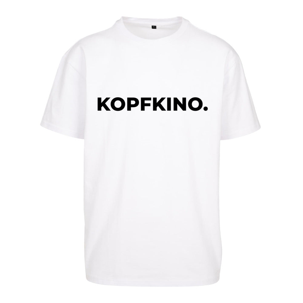 Oversized T-Shirt KOPFKINO. weiß