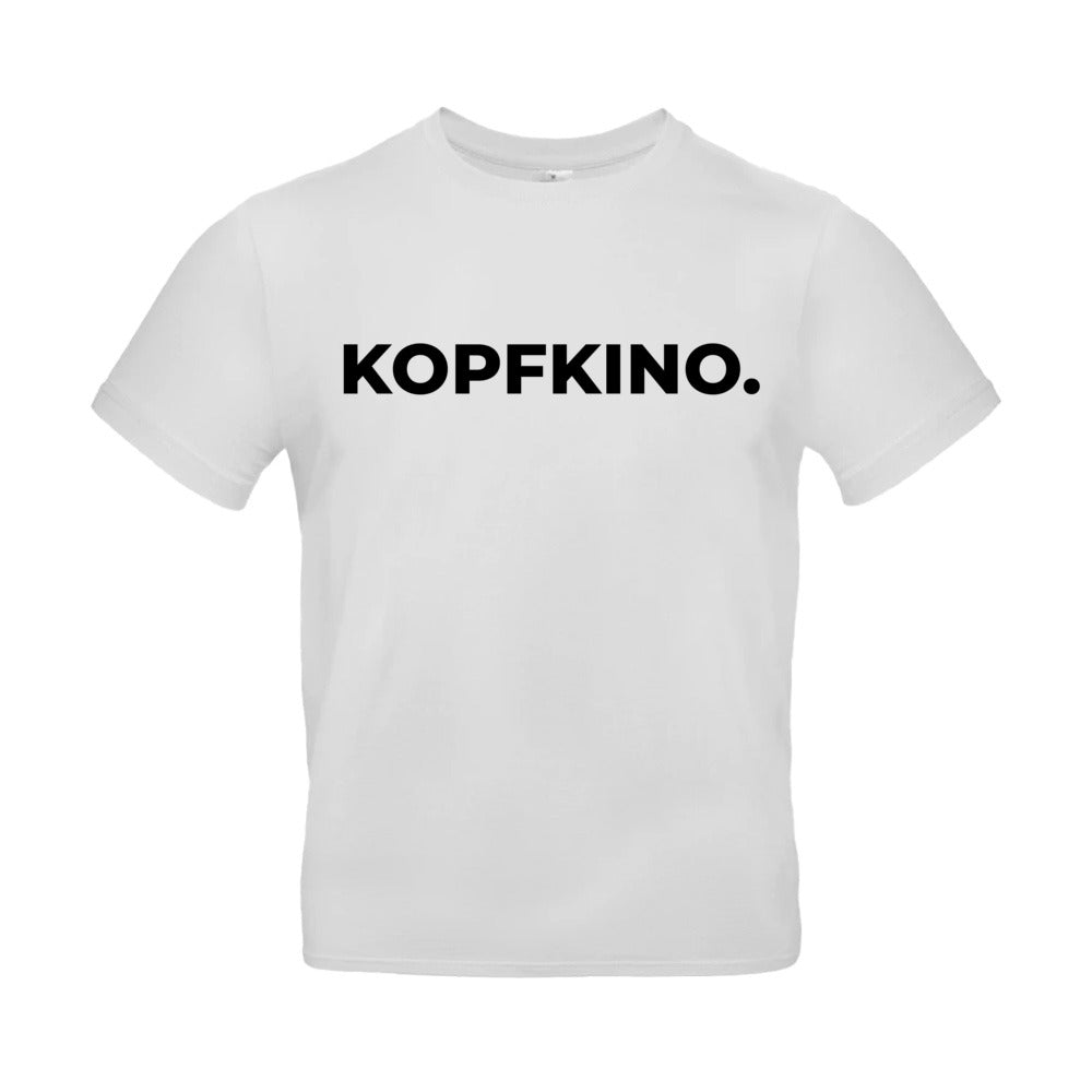 Unisex T-Shirt KOPFKINO. weiß