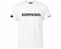 Unisex T-Shirt KOPFKINO. weiß