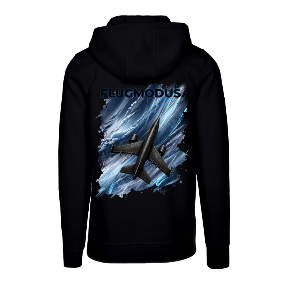 FLUGMODUS. Hoodie – Schwarz
