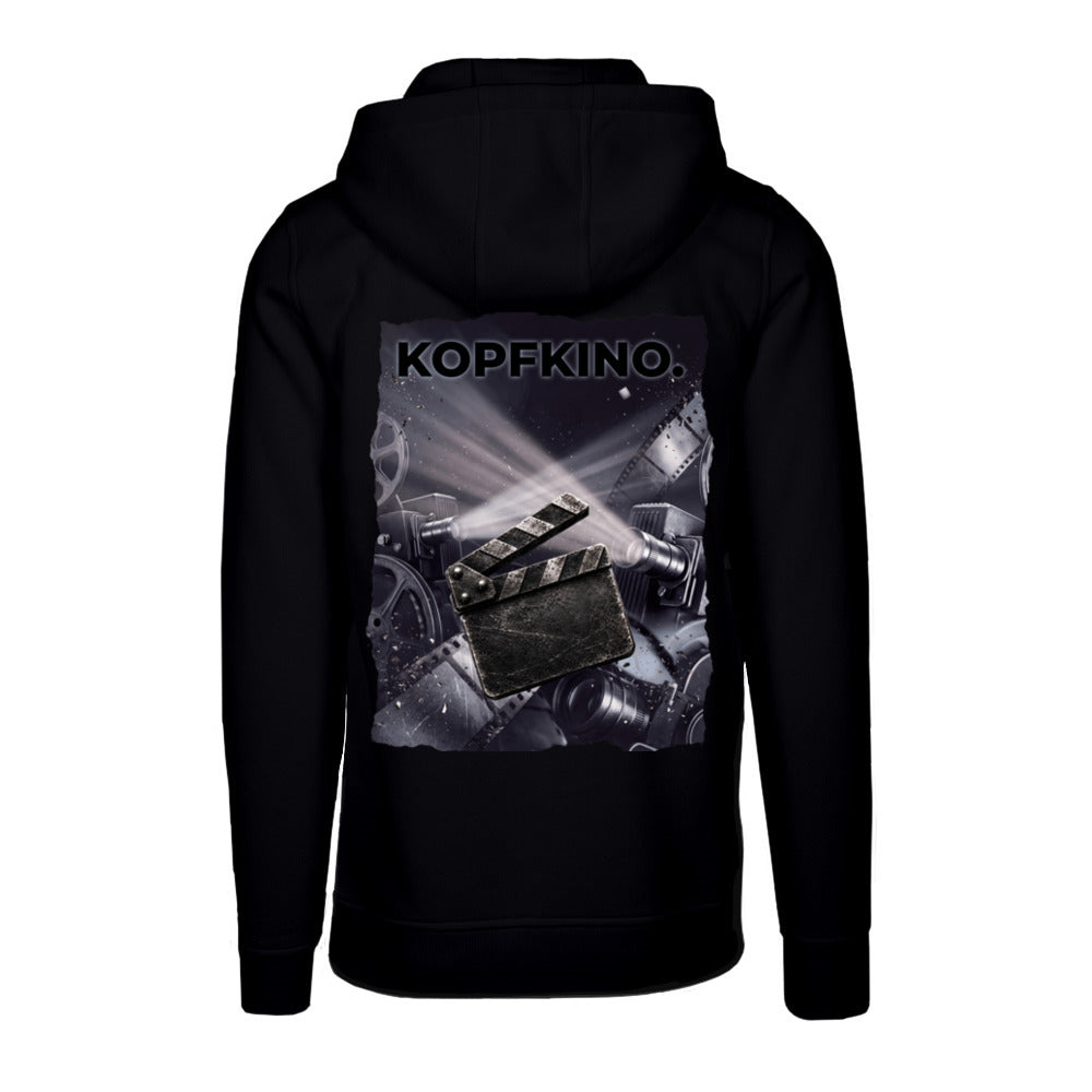 KOPFKINO. Hoodie – Schwarz