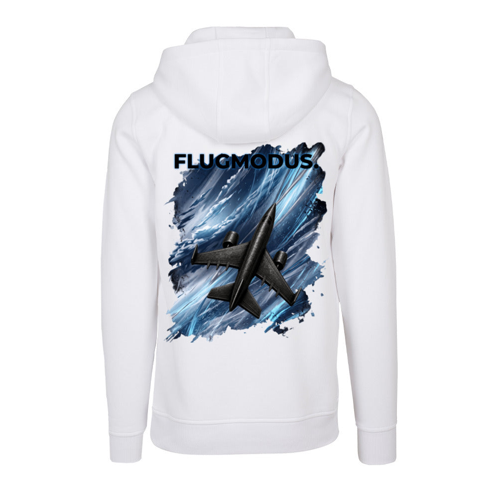 FLUGMODUS. Hoodie – Weiß