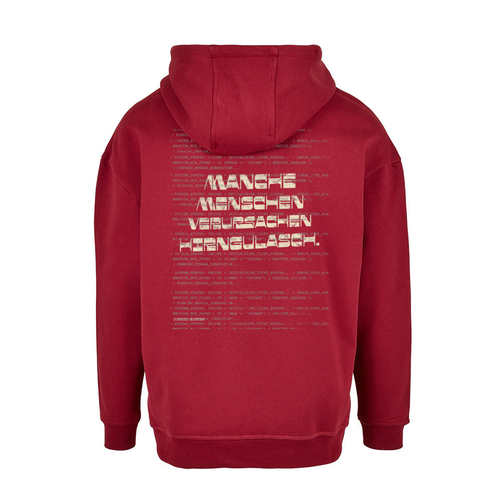 HIRNGULASCH. Hoodie Burgundy