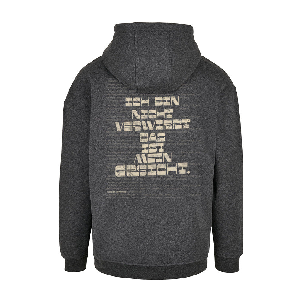 GESICHT. Hoodie Charcoal