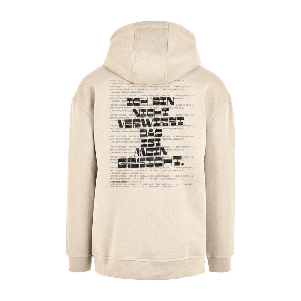 GESICHT. Hoodie Sand