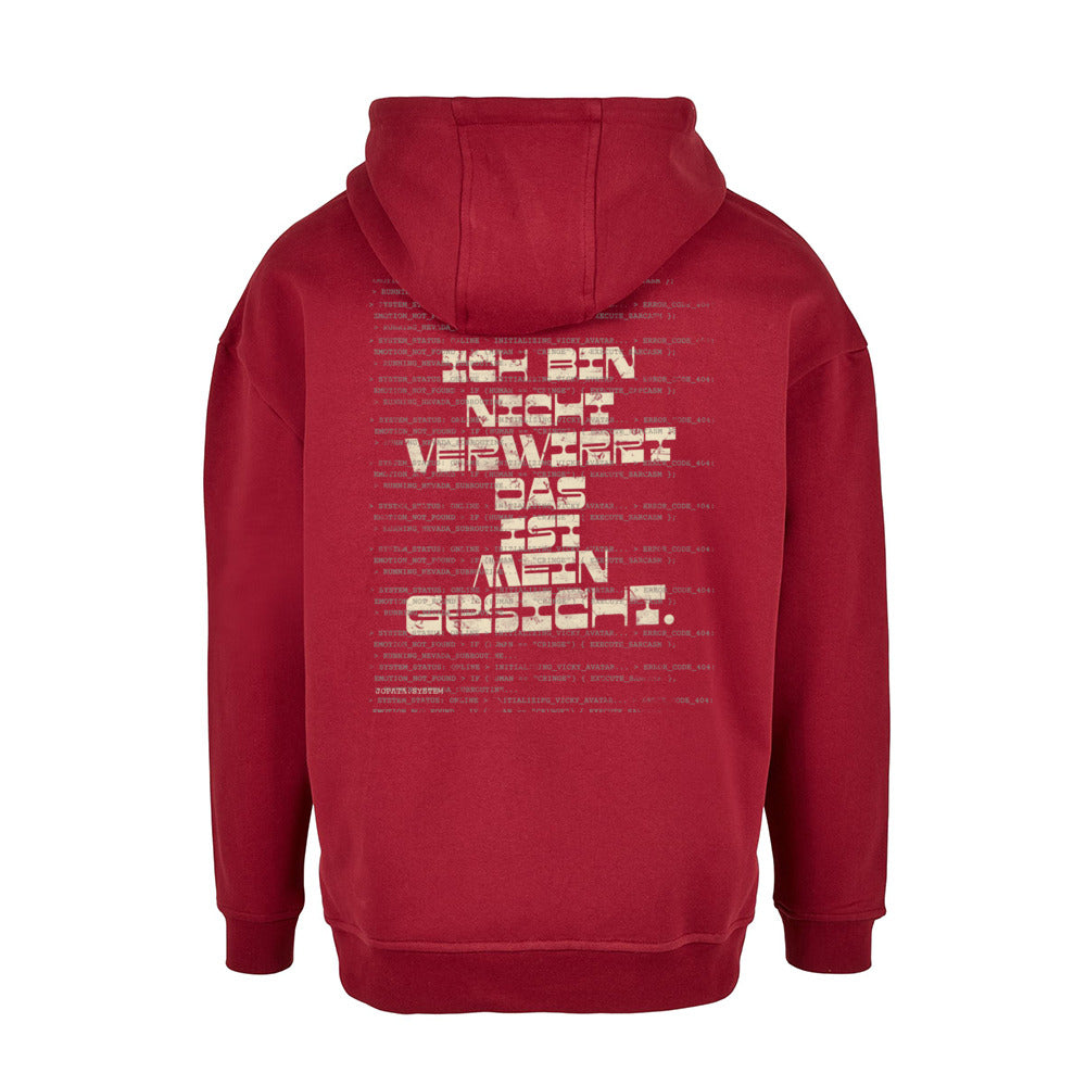 GESICHT.Hoodie Burgundy