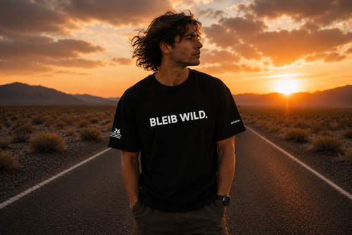 oversized t-shirt bleib wild