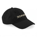 JOPATA. Logo Dad Cap Black – schwarze Cap mit JOPATA.-Logo, Produktansicht