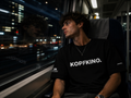 T-Shirt KOPFKINO. schwarz