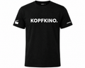 Unisex T-Shirt KOPFKINO. schwarz