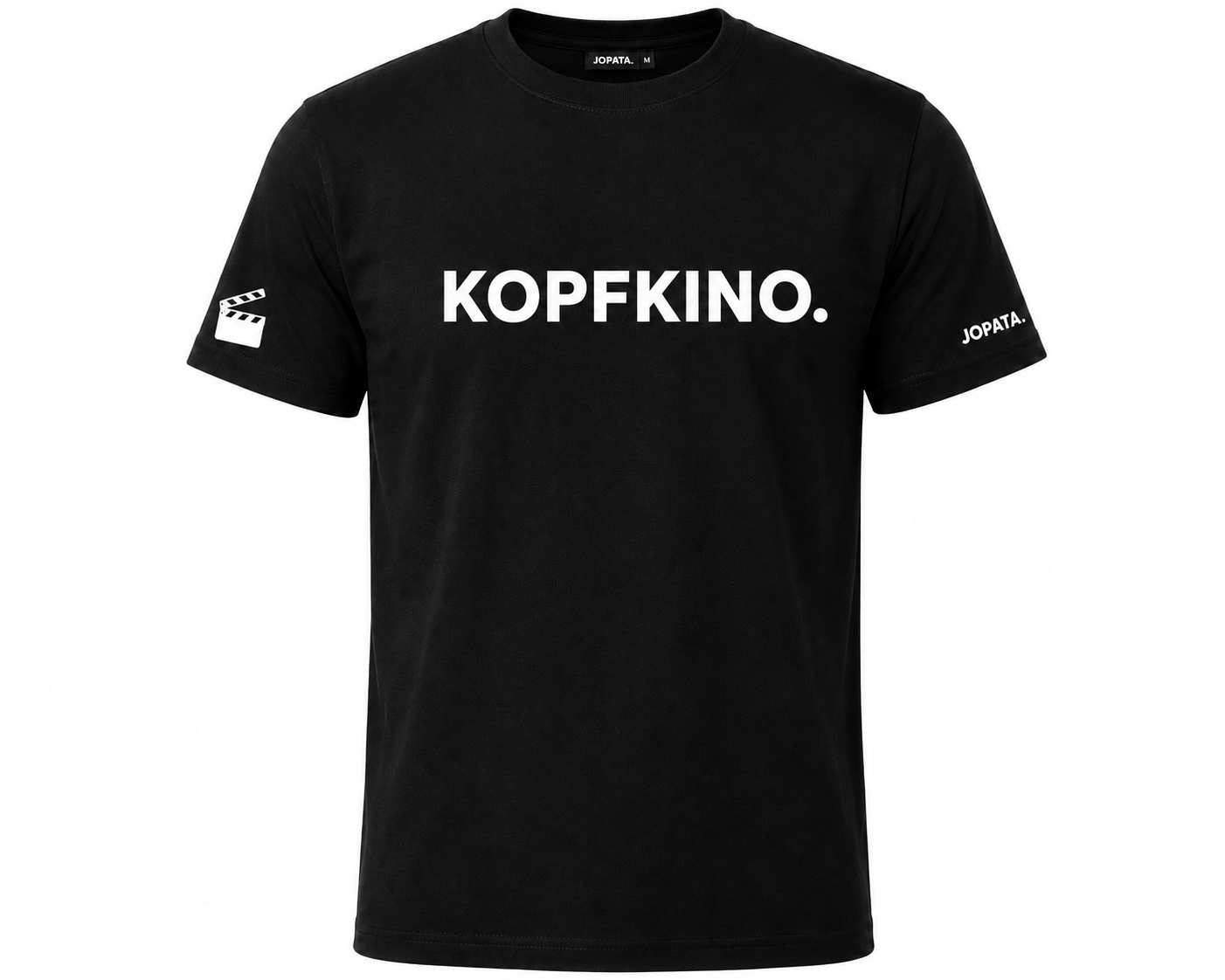 Unisex T-Shirt KOPFKINO. schwarz