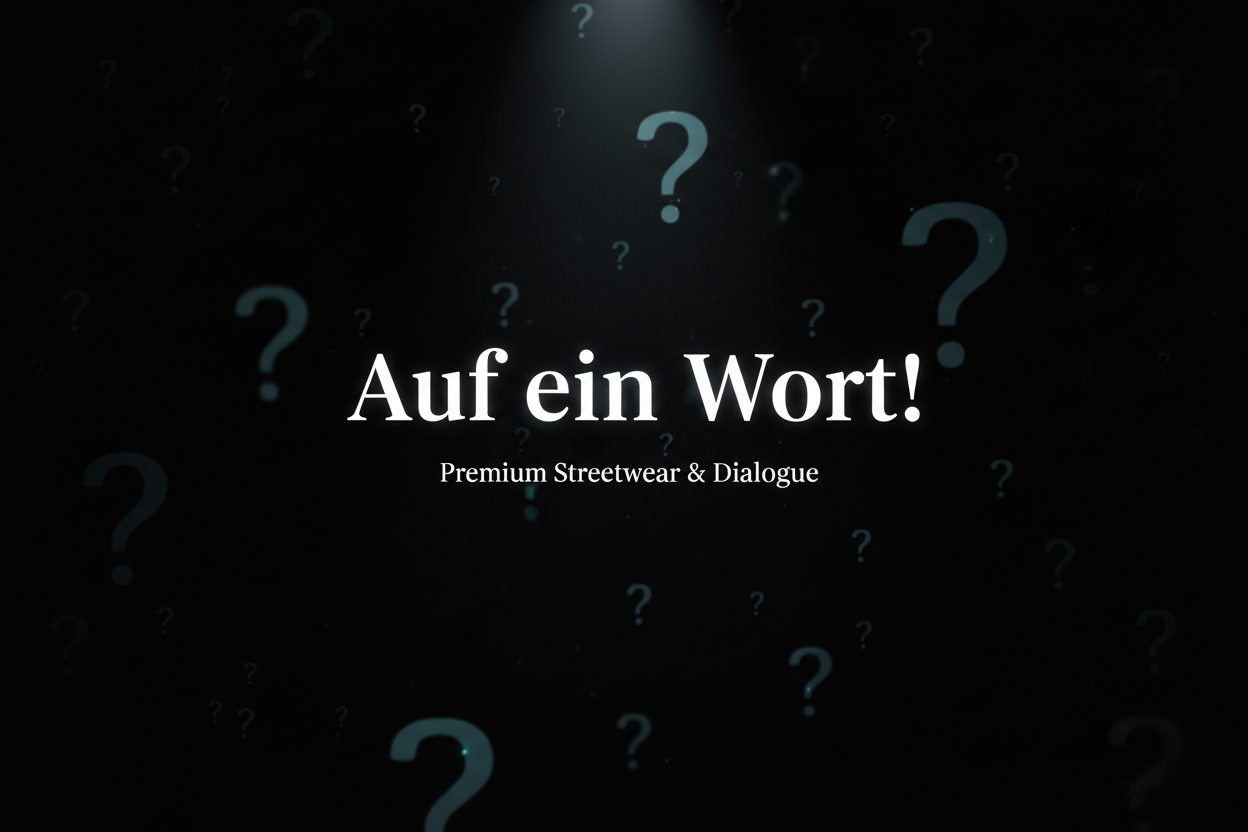 Auf ein Wort! – Fragezeichen Hintergrund