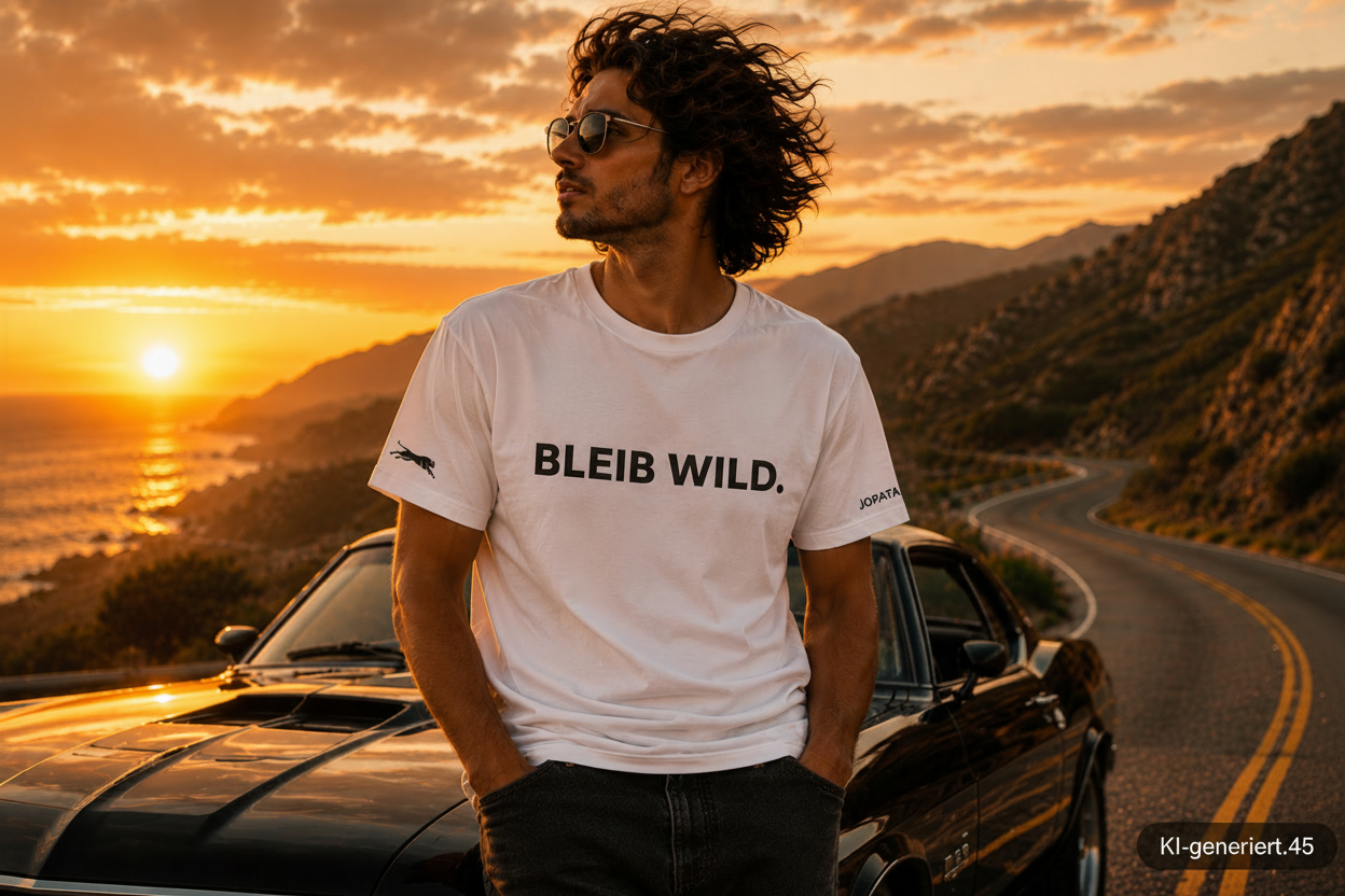 BLEIB WILD weiß