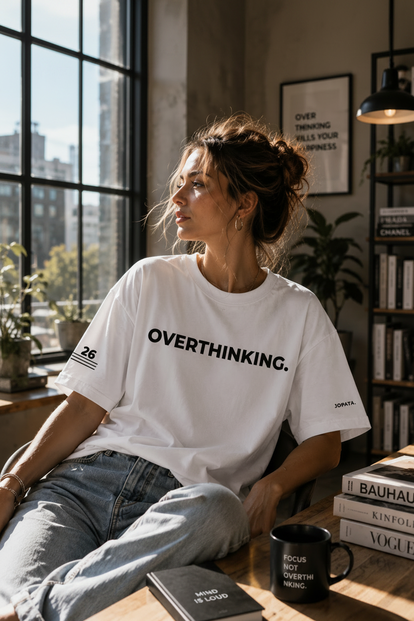 OVERTHINKING. weiß Window