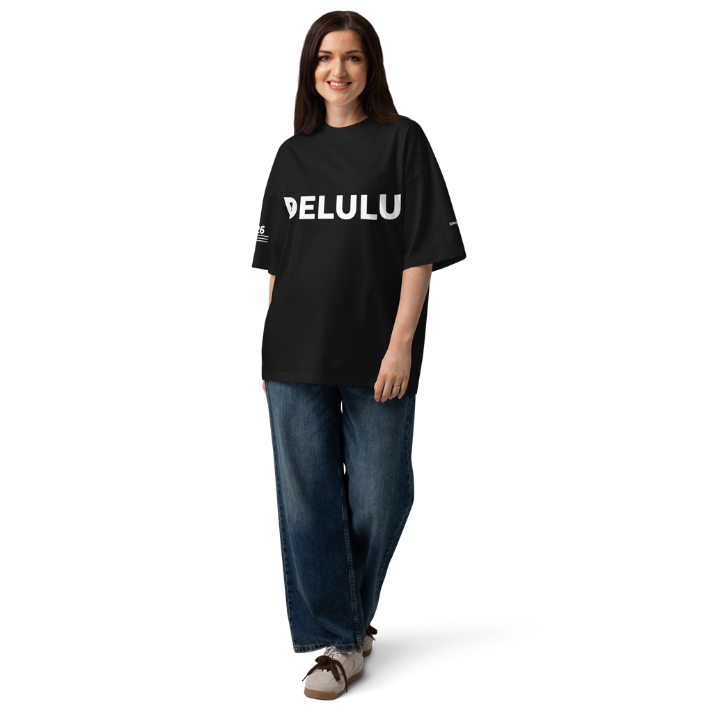T-Shirt DELULU. schwarz – Lifestyle 2