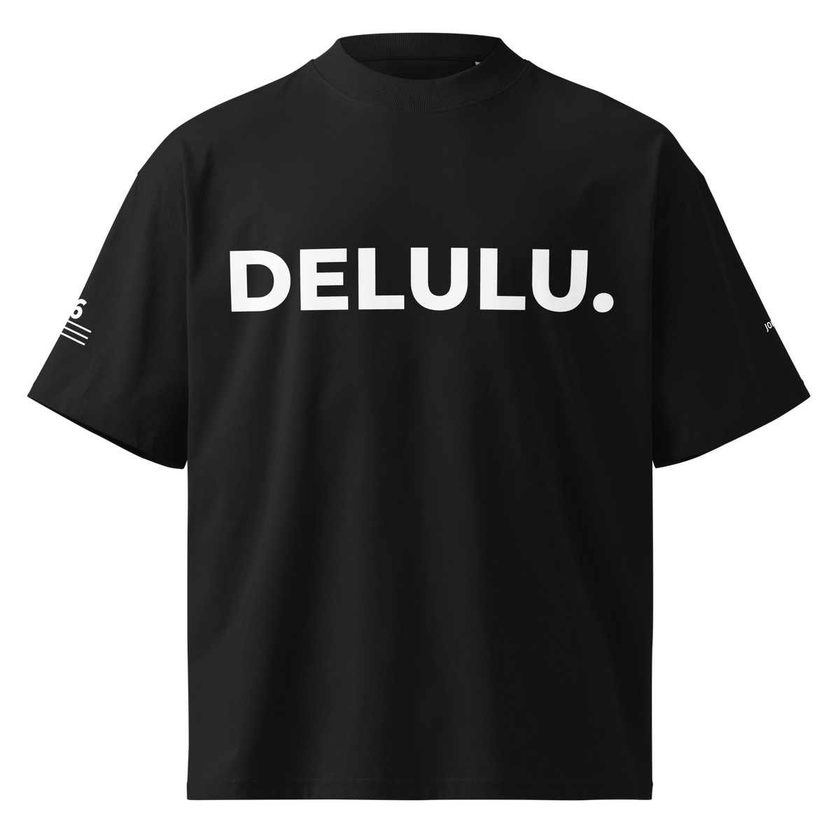 T-Shirt BLEIB WILD. schwarz – Frontansicht
