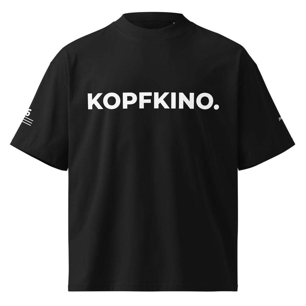 T-Shirt KOPFKINO. schwarz