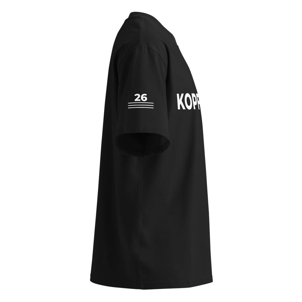 T-Shirt KOPFKINO. schwarz
