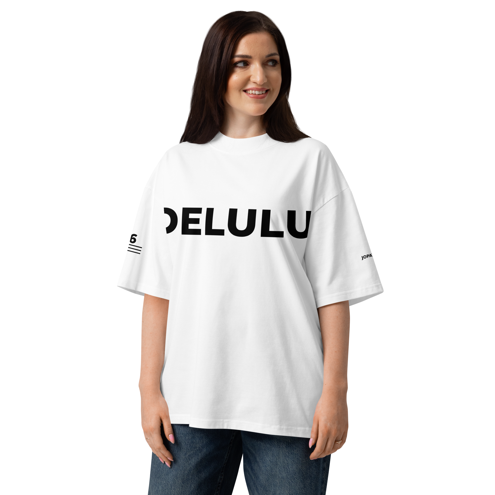 T-Shirt DELULU. weiss – Lifestyle