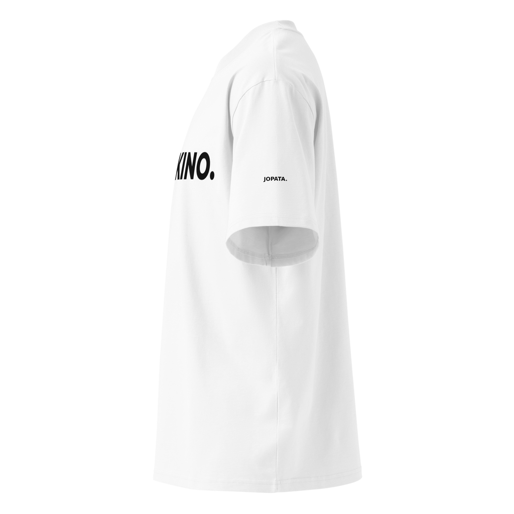 T-Shirt KOPFKINO. weiß