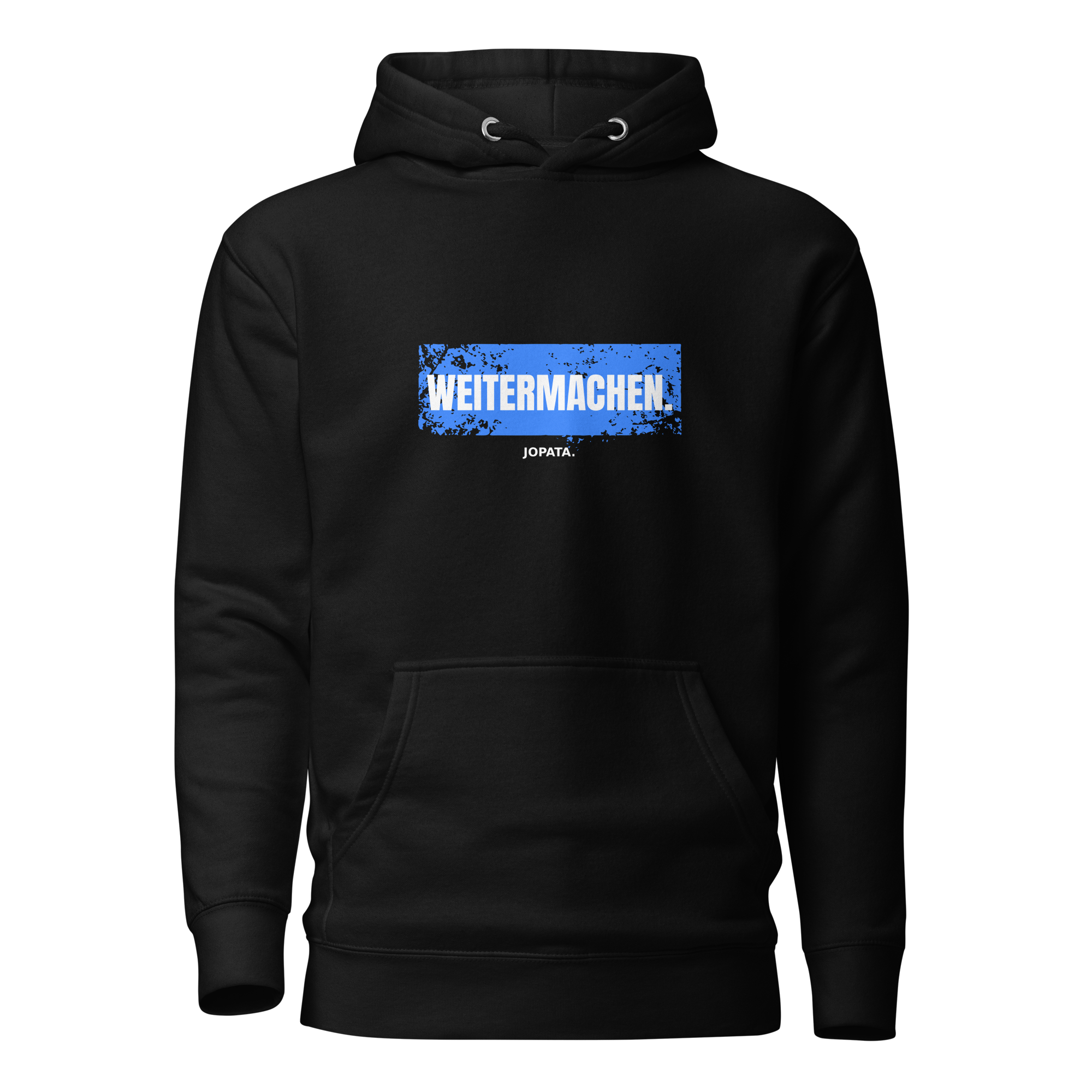 Unisex Hoodie WEITERMACHEN schwarz
