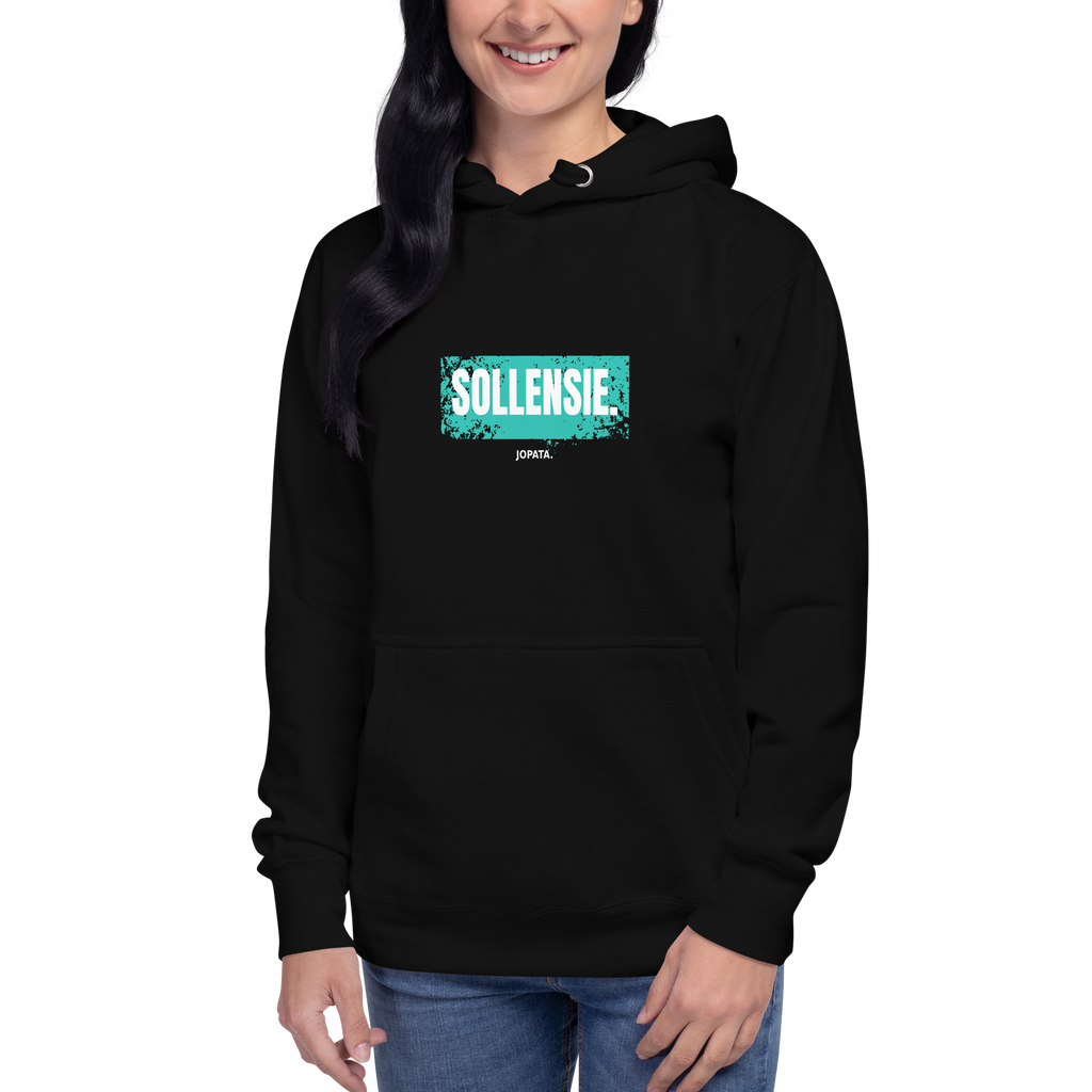 Unisex Hoodie SOLLENSIE schwarz
