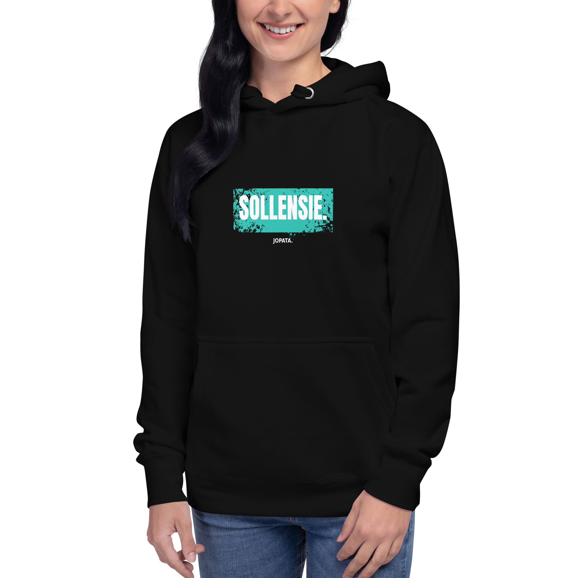 Unisex Hoodie SOLLENSIE schwarz