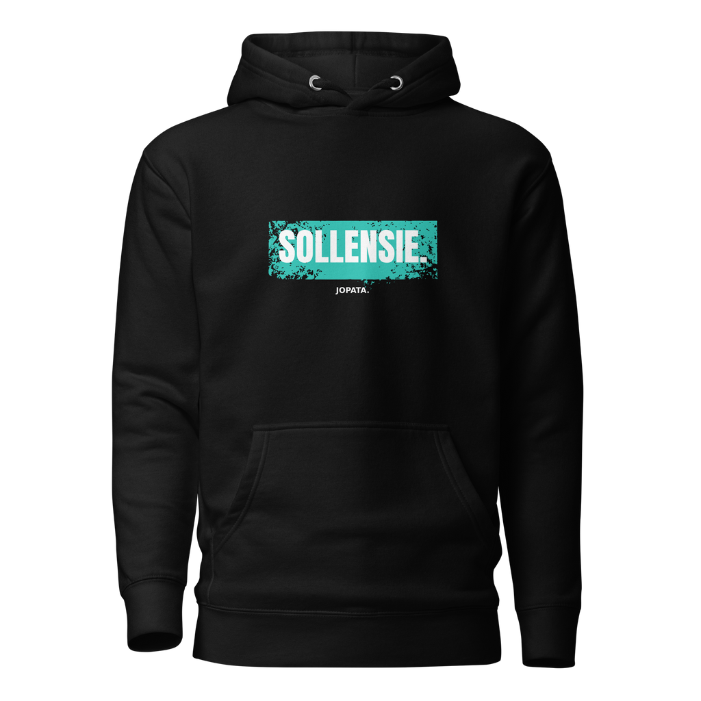 Unisex Hoodie SOLLENSIE schwarz