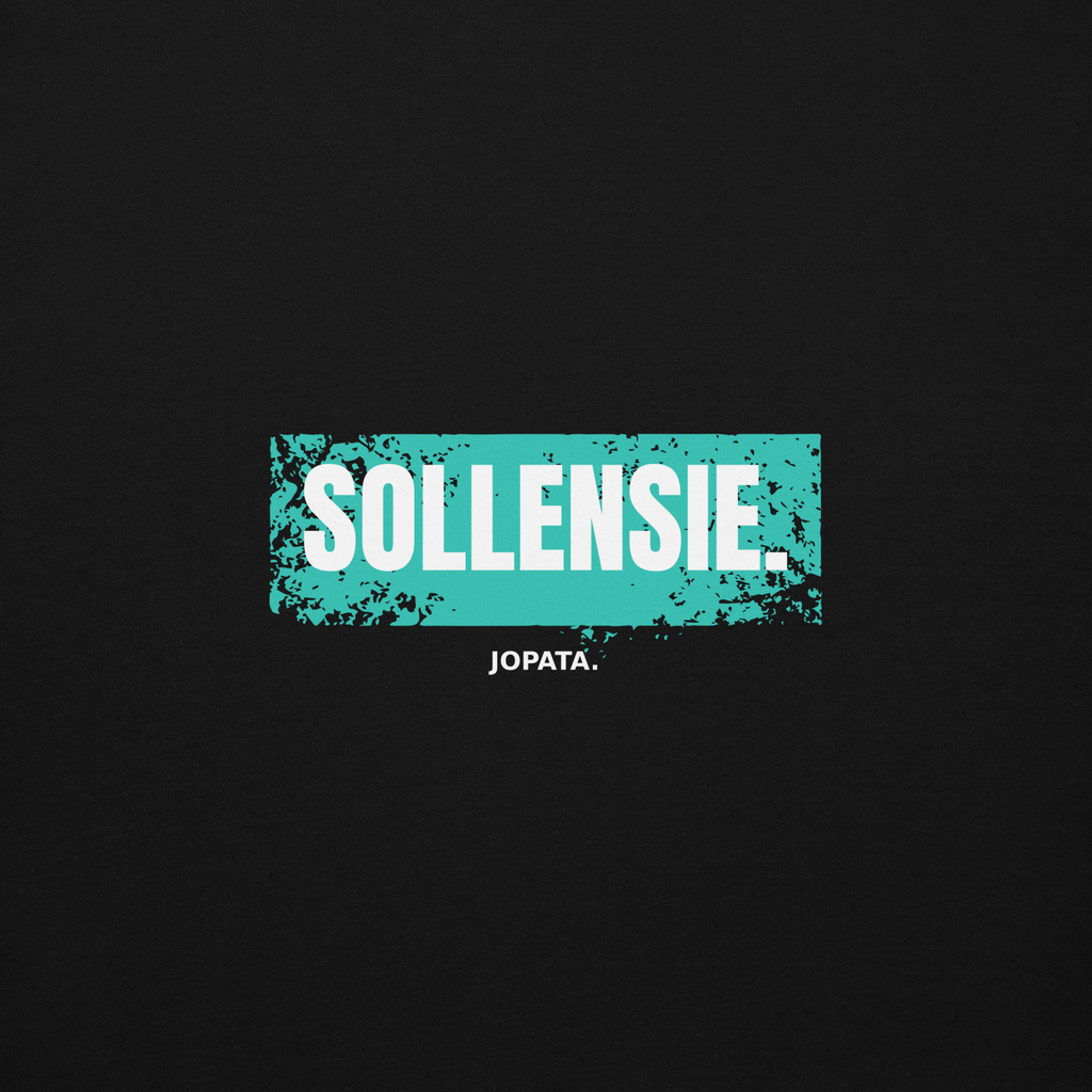 Unisex Hoodie SOLLENSIE schwarz
