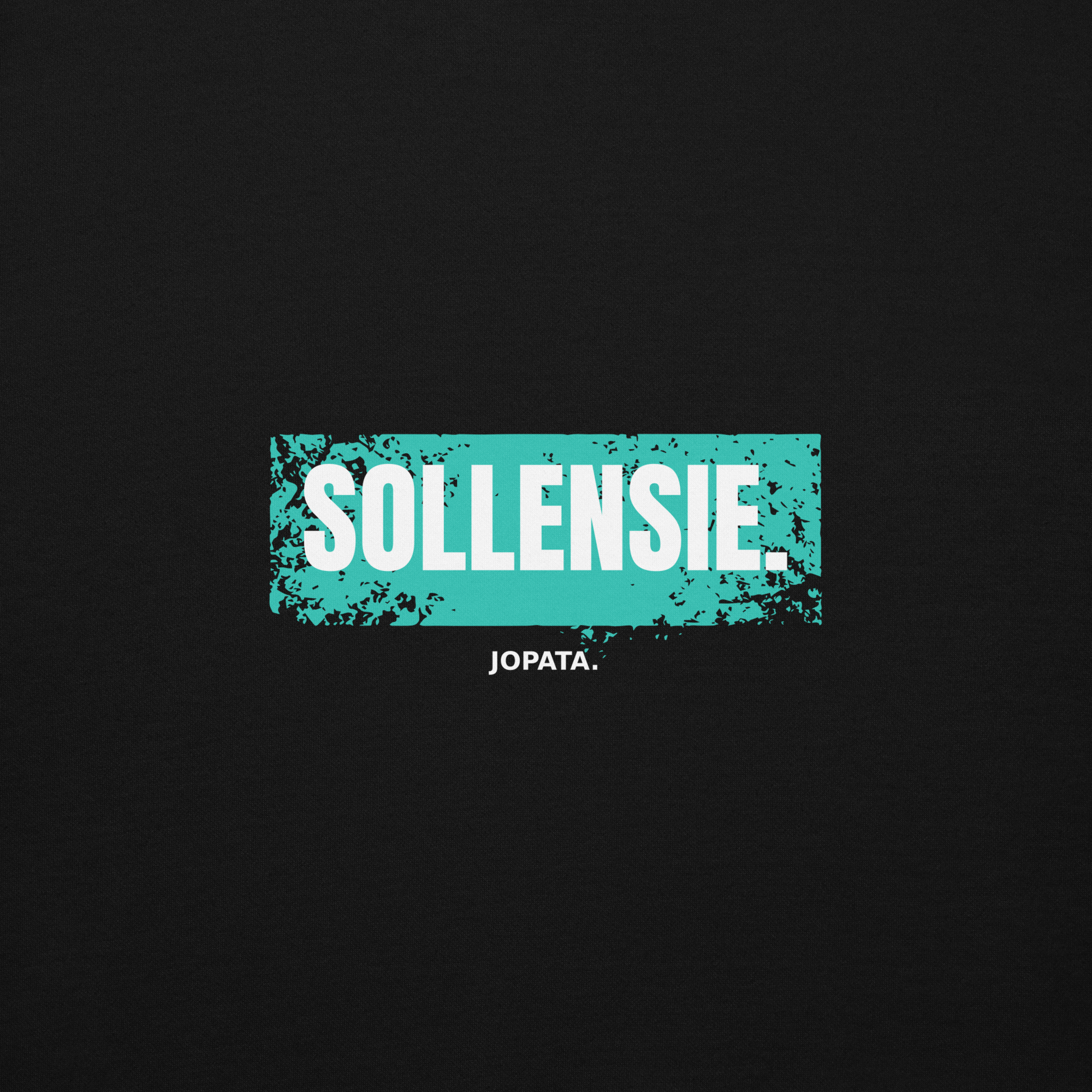 Unisex Hoodie SOLLENSIE schwarz